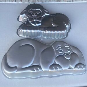 Wilton Vintage Cake Pans Sheep And Dog